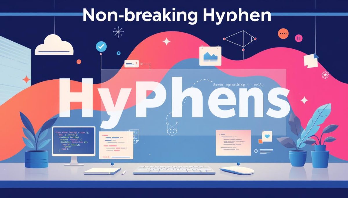 Non-breaking hyphen benefits in web design